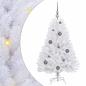 Preview: Künstlicher Weihnachtsbaum Weiß 68 x 68 x 120 cm PVC und Metall