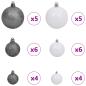 Preview: Künstlicher Weihnachtsbaum Weiß 68 x 68 x 120 cm PVC und Metall