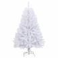 Preview: Künstlicher Weihnachtsbaum Weiß 68 x 68 x 120 cm PVC und Metall