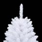 Preview: Künstlicher Weihnachtsbaum Weiß 68 x 68 x 120 cm PVC und Metall
