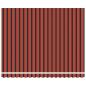 Preview: Einziehbare Markise Orange und Braun 350 x 250 cm