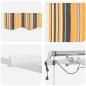 Preview: Einziehbare Markise Mehrfarbig 350 x 250 cm