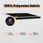 Preview: Einziehbare Markise Schwarz 350 x 250 cm Polyester und Metall