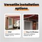 Preview: Einziehbare Markise Orange und Braun 400 x 300 cm