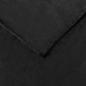 Preview: Überwurfdecke Schwarz 150 x 200 cm Fleece