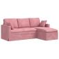 Preview: Sofa Rosa 198 x 134 x 80 cm Samt