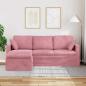 Preview: Sofa Rosa 198 x 134 x 80 cm Samt