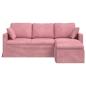 Preview: Sofa Rosa 198 x 134 x 80 cm Samt