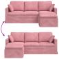 Preview: Sofa Rosa 198 x 134 x 80 cm Samt