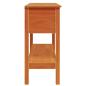 Preview: Konsolentisch Wachsbraun 100 x 35 x 75 cm Massives Kiefernholz