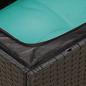 Preview: 8-tlg. Garten-Sofagarnitur mit Kissen Schwarz Poly Rattan