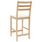 Preview: Esszimmerstühle 2 pcs Natur 40 x 47,5 x 99,5 cm
