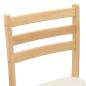 Preview: Esszimmerstühle 2 pcs Natur 40 x 47,5 x 99,5 cm