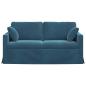Preview: Sofa Blau 158 x 78 x 80 cm Samt