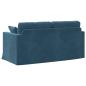 Preview: Sofa Blau 158 x 78 x 80 cm Samt
