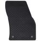 Preview: Autofußmatte 4 pcs Schwarz TPE