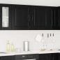 Preview: Küchenschrank Kalmar Schwarz Eichen-Optik 50 x 31 x 60 cm