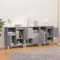 Preview: Sideboards 3 Stk. Grau Sonoma 60x35x70 cm Holzwerkstoff