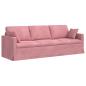 Preview: Sofa 2 pcs Rosa 228 x 78 x 80 cm Samt