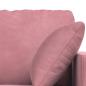 Preview: Sofa 2 pcs Rosa 228 x 78 x 80 cm Samt