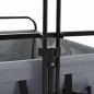 Preview: Klapp-Handwagen Grau 89 x 63 x 96 cm Stahl und Oxford-Stoff