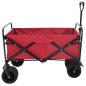 Preview: Klapp-Handwagen Rot 89 x 63 x 96 cm Stahl und Oxford-Stoff