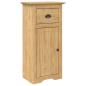 Preview: Badezimmerschrank BODO Honigbraun 44 x 30 x 90 cm Holzwerkstoff