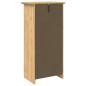 Preview: Badezimmerschrank BODO Honigbraun 44 x 30 x 90 cm Holzwerkstoff