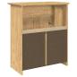 Preview: Badezimmerschrank BODO Honigbraun 70 x 35 x 80 cm Holzwerkstoff