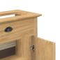 Preview: Badezimmerschrank BODO Honigbraun 70 x 35 x 80 cm Holzwerkstoff
