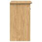 Preview: Nachttisch BODO Honigbraun 53 x 38,5 x 67 cm Holzwerkstoff