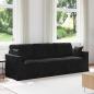 Preview: ARDEBO.de - Sofa Schwarz 228 x 78 x 80 cm Samt