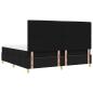 Preview: Boxspringbett mit Matratze Schwarz 200 x 200 cm Stoff