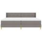 Preview: Boxspringbett mit Matratze Taupe 200 x 200 cm Polyester