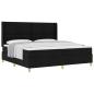 Preview: Boxspringbett mit Matratze Schwarz 200 x 200 cm Stoff