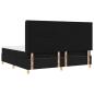 Preview: Boxspringbett mit Matratze Schwarz 200 x 200 cm Stoff