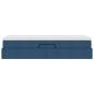 Preview: Aufbewahrungsbett mit Matratze Blau 90 x 200 cm Polyester