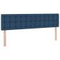 Preview: Aufbewahrungsbett mit Matratze Blau 180 x 200 cm Kunstleder