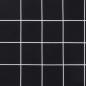 Preview: Palettenkissen Schwarz Karomuster 50x40x12 cm Stoff