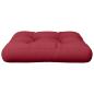 Preview: Palettenkissen Weinrot 58x58x10 cm Stoff