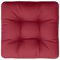 Preview: Palettenkissen Weinrot 58x58x10 cm Stoff