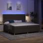 Preview: Boxspringbett mit Matratze Braun 140 x 200 cm Stoff
