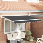 Preview: Einziehbare Markise Anthrazit 250 x 200 cm Polyester und Metall