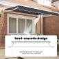Preview: Einziehbare Markise Anthrazit 250 x 200 cm Polyester und Metall