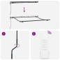 Preview: Einziehbare Markise Anthrazit 250 x 200 cm Stoff