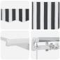 Preview: Einziehbare Markise Anthrazit 300 x 200 cm Stoff