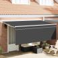Preview: Einziehbare Markise Creme 350 x 200 cm Polyester und Aluminium