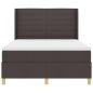 Preview: Boxspringbett mit Matratze Braun 140 x 200 cm Stoff