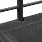 Preview: Kinder-Loftbett mit Rutsche Schwarz und Anthrazit 107 x 200 cm