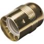Preview: JÄGER DIREKT DE Metall-Fassung E27 Glattmantel, messingfarben (10 ST)